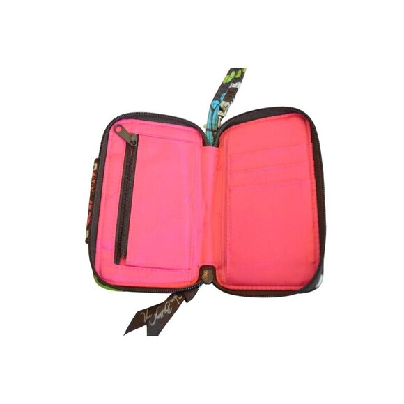 Vera Bradley ID Wristlet Wallet Lola Retired Fall 2013 Print Preppy Bohemian - Picture 4 of 5